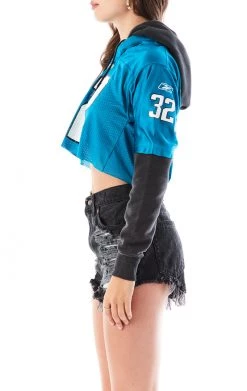 FURST OF A KIND VINTAGE JERSEY SPLICED HOODIE