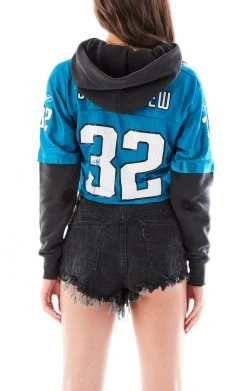 FURST OF A KIND VINTAGE JERSEY SPLICED HOODIE