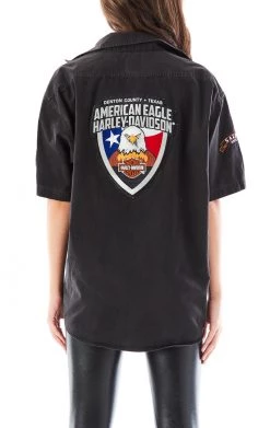 FURST OF A KIND VINTAGE HARLEY SHORT SLEEVE BUTTON DOWN