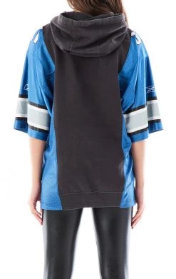 FURST OF A KIND VINTAGE VERTICAL SPLICED JERSEY HOODIE 7 FURST OF A KIND VINTAGE VERTICAL SPLICED JERSEY HOODIE