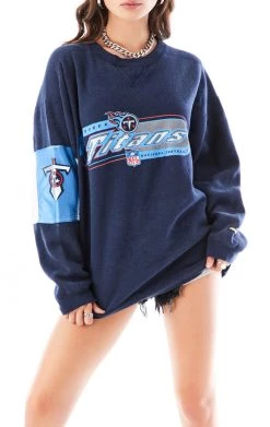FURST OF A KIND VINTAGE SPLICED JERSEY SLEEVE SWEATSHIRT VINTAGE NFL