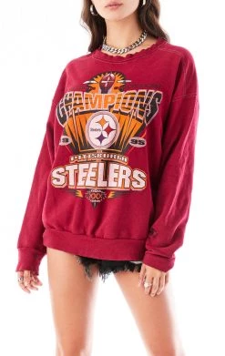 FURST OF A KIND VINTAGE RED OVERDYE SWEATSHIRT SALE