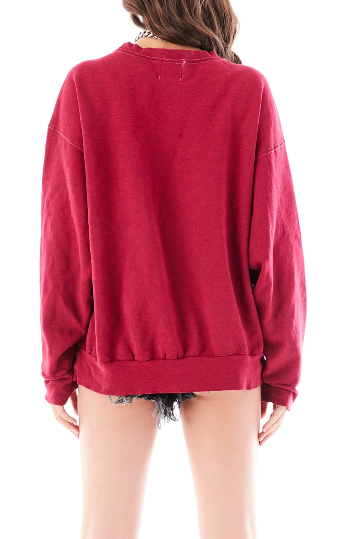 FURST OF A KIND VINTAGE RED OVERDYE SWEATSHIRT SALE 4 FURST OF A KIND VINTAGE RED OVERDYE SWEATSHIRT SALE