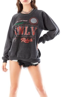 FURST OF A KIND VINTAGE BLACK OVERDYE SWEATSHIRT