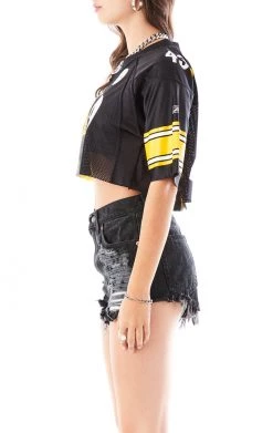 FURST OF A KIND VINTAGE SPLICED CROPPED JERSEY TEE 7 FURST OF A KIND VINTAGE SPLICED CROPPED JERSEY TEE