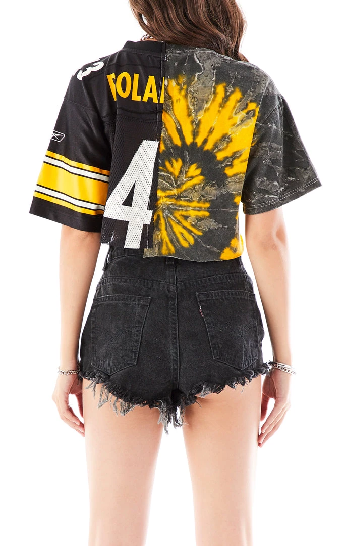 FURST OF A KIND VINTAGE SPLICED CROPPED JERSEY TEE 4 FURST OF A KIND VINTAGE SPLICED CROPPED JERSEY TEE