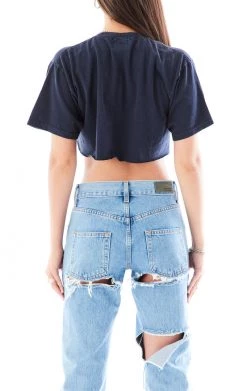 FURST OF A KIND VINTAGE CHAIN LACE UP TEE