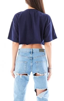 FURST OF A KIND VINTAGE CHAIN LACE UP TEE