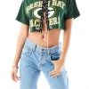 FURST OF A KIND VINTAGE CHAIN LACE UP TEE VINTAGE NFL
