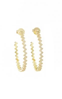 GEMELLI ZIG ZAG HOOPS