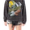 FURST OF A KIND VINTAGE NFL VINTAGE ALLOVER RHINESTONE SWEATSHIRT
