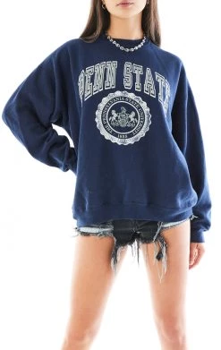 FURST OF A KIND VINTAGE COLLEGE VINTAGE STONEWASHED COLLEGE SWEATSHIRT
