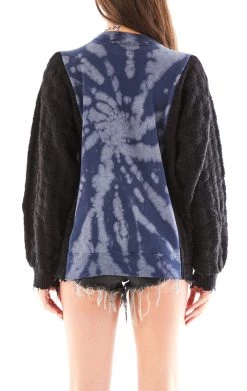 FURST OF A KIND VINTAGE BLEACH SWEATSHIRT WITH SWEATER SLEEVE