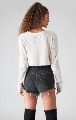 FURST OF A KIND VINTAGE STONEWASHED CROPPED THERMAL