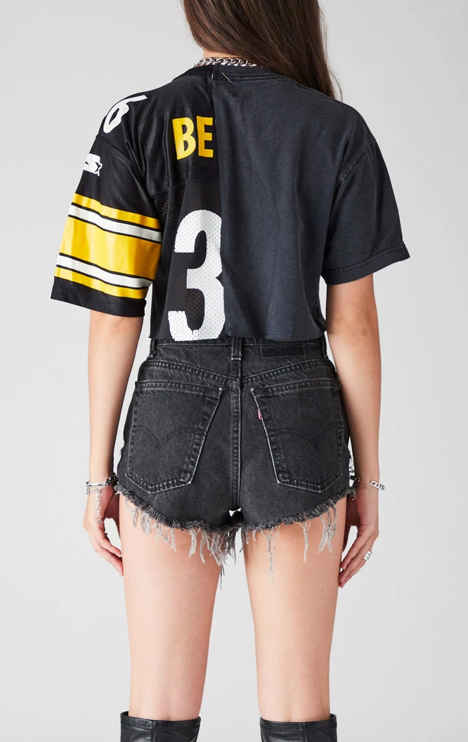 FURST OF A KIND SALE VINTAGE SPLICED CROPPED JERSEY TEE 4 FURST OF A KIND SALE VINTAGE SPLICED CROPPED JERSEY TEE