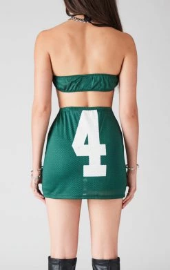 FURST OF A KIND VINTAGE DRESSES VINTAGE CUT OUT JERSEY HALTER DRESS