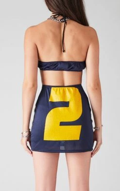 FURST OF A KIND VINTAGE DRESSES VINTAGE CUT OUT JERSEY HALTER DRESS