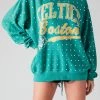 FURST OF A KIND VINTAGE SPORTS VINTAGE ALLOVER RHINESTONE SWEATSHIRT