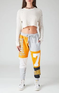 FURST OF A KIND VINTAGE SPLICED PATCHWORK SWEATPANTS VINTAGE COLLEGE