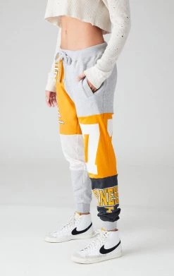 FURST OF A KIND VINTAGE SPLICED PATCHWORK SWEATPANTS VINTAGE COLLEGE