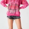FURST OF A KIND SALE VINTAGE PINK OVERDYE SWEATSHIRT