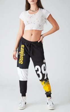 FURST OF A KIND VINTAGE SPLICED PATCHWORK SWEATPANTS VINTAGE NFL