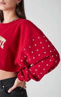 FURST OF A KIND VINTAGE STAR STUD CROPPED SWEATSHIRT 8 FURST OF A KIND VINTAGE STAR STUD CROPPED SWEATSHIRT