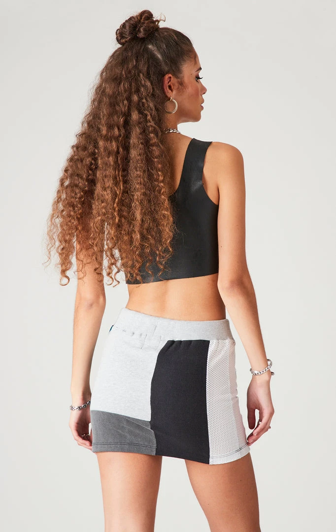 FURST OF A KIND VINTAGE SPLICED PATCHWORK SKIRT VINTAGE NFL 6 FURST OF A KIND VINTAGE SPLICED PATCHWORK SKIRT VINTAGE NFL