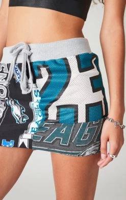 FURST OF A KIND VINTAGE SPLICED PATCHWORK SKIRT VINTAGE NFL 15 FURST OF A KIND VINTAGE SPLICED PATCHWORK SKIRT VINTAGE NFL