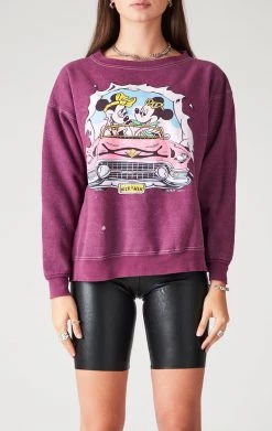 FURST OF A KIND VINTAGE PURPLE OVERDYE SWEATSHIRT SALE