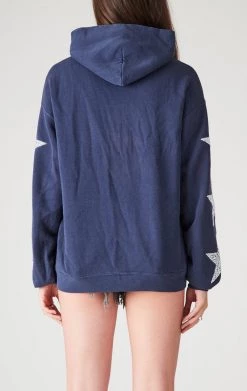 FURST OF A KIND VINTAGE NFL VINTAGE SILVER STAR PATCH HOODIE