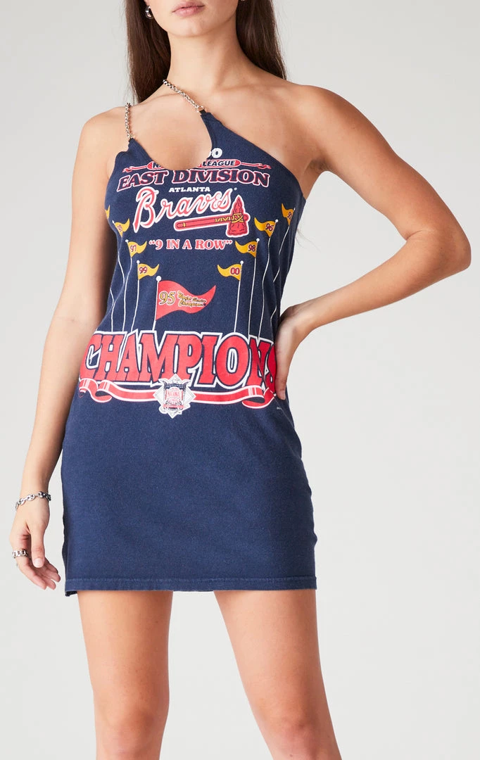 FURST OF A KIND VINTAGE ONE SHOULDER DOUBLE CHAIN STRAP DRESS VINTAGE DRESSES 3 FURST OF A KIND VINTAGE ONE SHOULDER DOUBLE CHAIN STRAP DRESS VINTAGE DRESSES