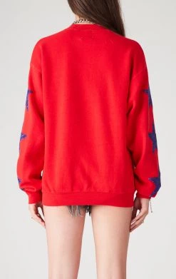 FURST OF A KIND VINTAGE BLUE STAR PATCH SWEATSHIRT