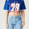 FURST OF A KIND VINTAGE CROPPED NFL JERSEY VINTAGE NFL