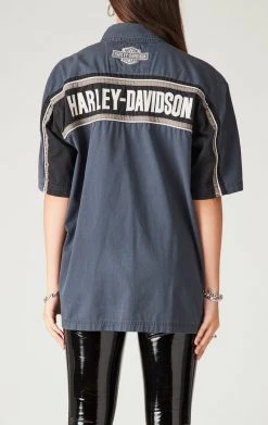FURST OF A KIND VINTAGE HARLEY SHORT SLEEVE BUTTON DOWN