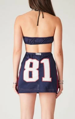 FURST OF A KIND VINTAGE DRESSES VINTAGE CUT OUT JERSEY HALTER DRESS