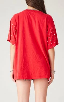 FURST OF A KIND SALE VINTAGE SILVER ALLOVER RHINESTONE TEE