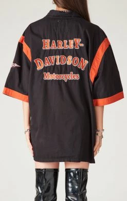 FURST OF A KIND VINTAGE HARLEY SHORT SLEEVE BUTTON DOWN