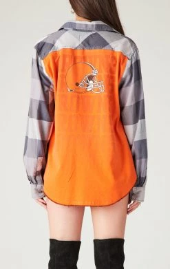 FURST OF A KIND SALE VINTAGE TEE BACK INSERT PLAID SHIRT