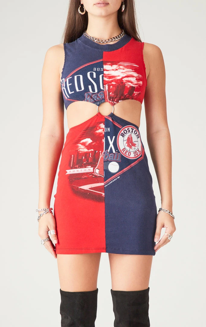 FURST OF A KIND VINTAGE SPLICED CUT OUT O-RING DRESS 3 FURST OF A KIND VINTAGE SPLICED CUT OUT O-RING DRESS