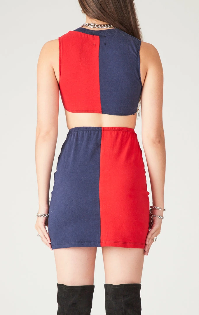 FURST OF A KIND VINTAGE SPLICED CUT OUT O-RING DRESS 4 FURST OF A KIND VINTAGE SPLICED CUT OUT O-RING DRESS