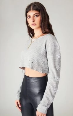 FURST OF A KIND VINTAGE STAR PATCH CROPPED THERMAL