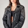 FURST OF A KIND FESTIVAL VINTAGE STUDDED LEATHER JACKET