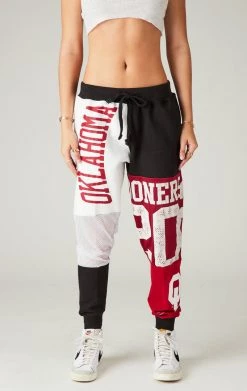 FURST OF A KIND VINTAGE SPLICED PATCHWORK SWEATPANTS VINTAGE COLLEGE