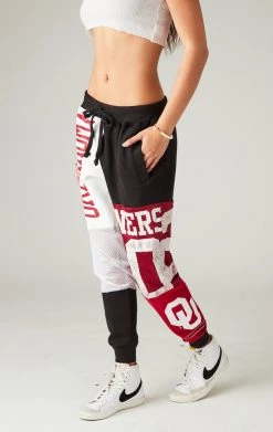 FURST OF A KIND VINTAGE SPLICED PATCHWORK SWEATPANTS VINTAGE COLLEGE