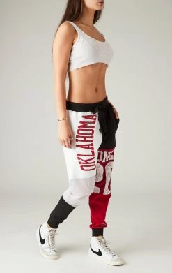 FURST OF A KIND VINTAGE SPLICED PATCHWORK SWEATPANTS VINTAGE COLLEGE