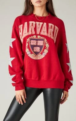 FURST OF A KIND VINTAGE SILVER STAR PATCH SWEATSHIRT VINTAGE COLLEGE