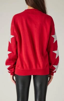 FURST OF A KIND VINTAGE SILVER STAR PATCH SWEATSHIRT VINTAGE COLLEGE