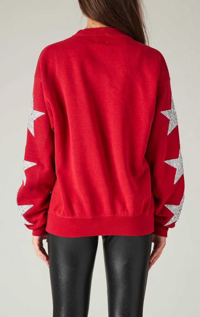 FURST OF A KIND VINTAGE SILVER STAR PATCH SWEATSHIRT VINTAGE COLLEGE 4 FURST OF A KIND VINTAGE SILVER STAR PATCH SWEATSHIRT VINTAGE COLLEGE