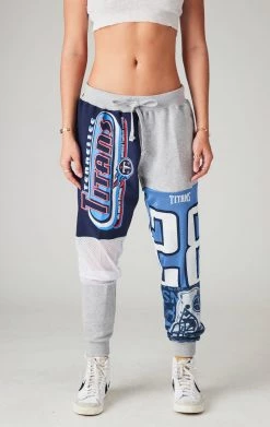 FURST OF A KIND VINTAGE NFL VINTAGE SPLICED PATCHWORK SWEATPANTS